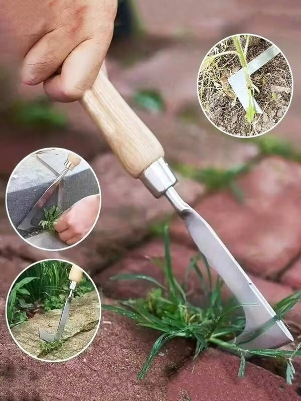 Stainless Steel Weeding And Weeding Device, Crevice Mowing And Weeding Tool, Multifunctional Tool For Digging Wild Vegetables, Home Gardening, Flower Planting, And Agricultural Use