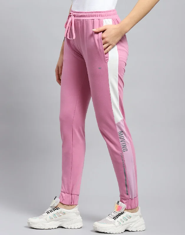 Women's Resort Attire Romantic Chic Deals Women Mauve Printed Regular Fit Lower