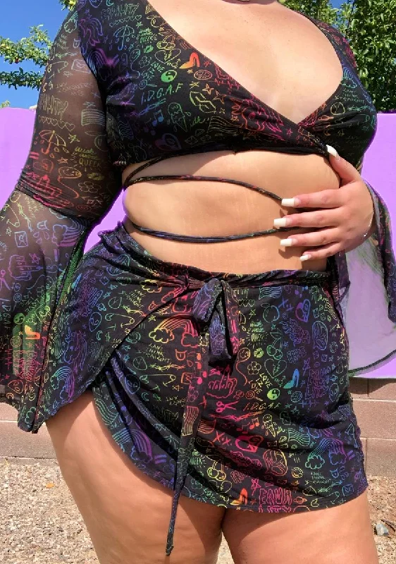 Women's Vintage-Inspired Clothing Limited Stock, Big Sale Always Show Ur Pride Wrap Skirt