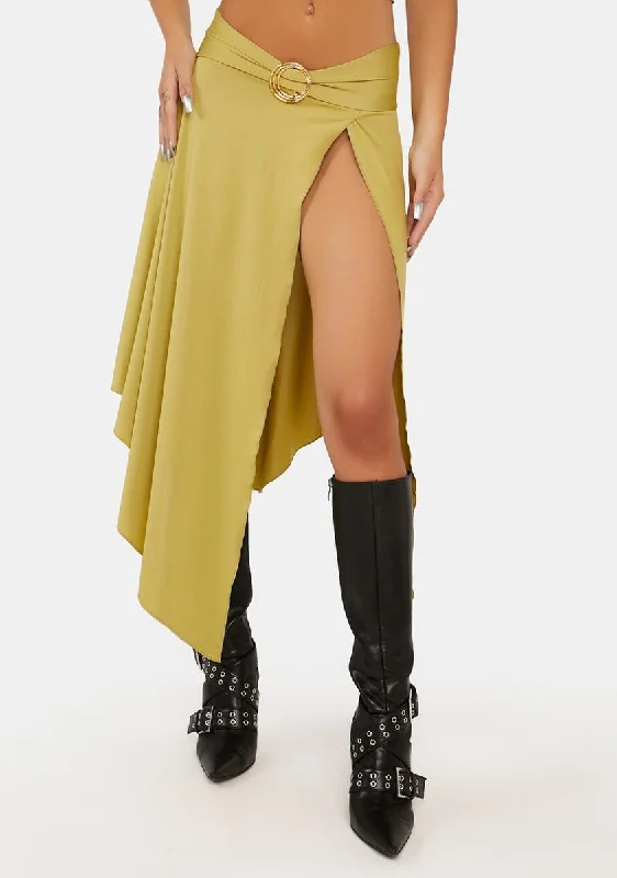 Women's Active Garments For Workouts Premium Fashion Orchard Asymmetric Skirt