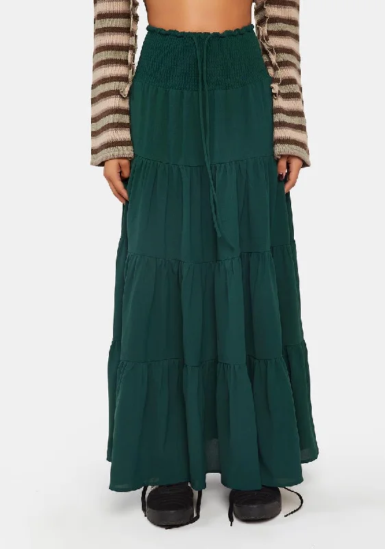 Women's Charming Outfit For Events Special Offer Forest Tales To Tell Maxi Skirt