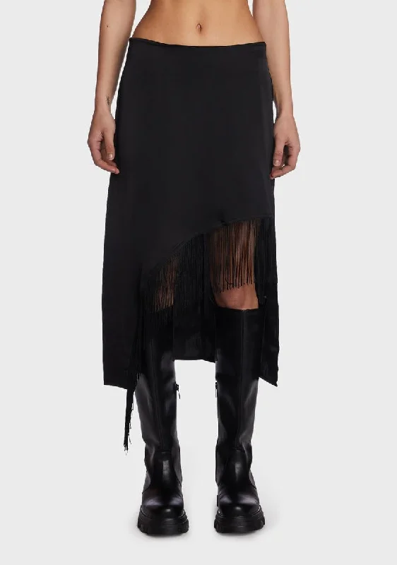 Women's Formal Event Outfit Fashion Forward Think It Over Midi Skirt