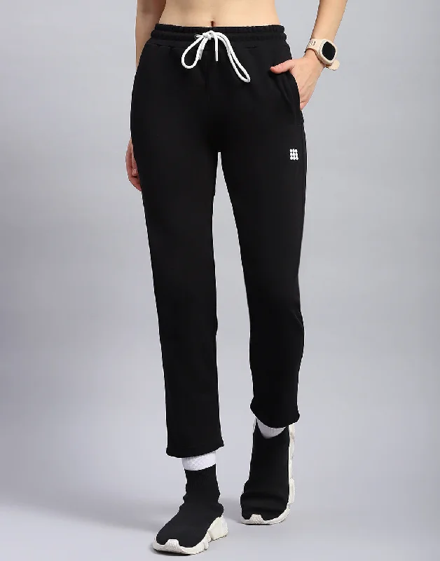 Classic Women's Apparel Stupidly Low Prices Women Black Solid Regular Fit Lower