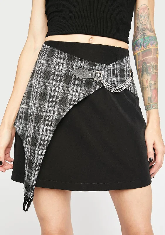 Women's Seasonal Clothes Feminine Style Promotions The Hell Girl Series Asymmetrical Skirt