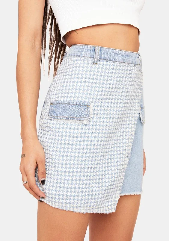 Women's Formal Apparel Must-Have Style Discounts Royal Sorority Rebel Denim Skirt