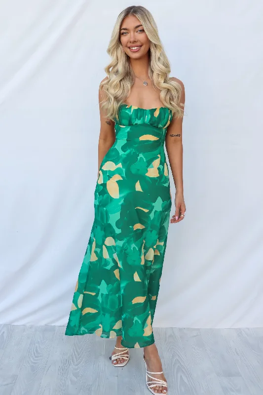 Casual Clothes For Women Winter Warehouse Sale July Maxi Dress - Green