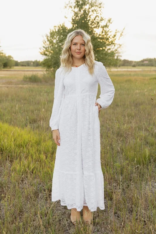 Fashionable Women's Clothing Special Offers, Don't Miss Caroline Dress-White