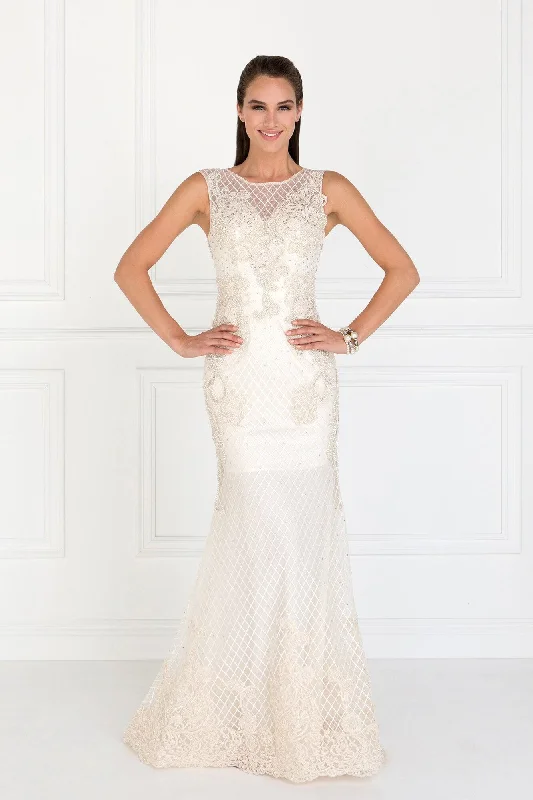 Women's Clothing Apparel Sets Day-To-Night Styles Mermaid Long Wedding Lace Dress