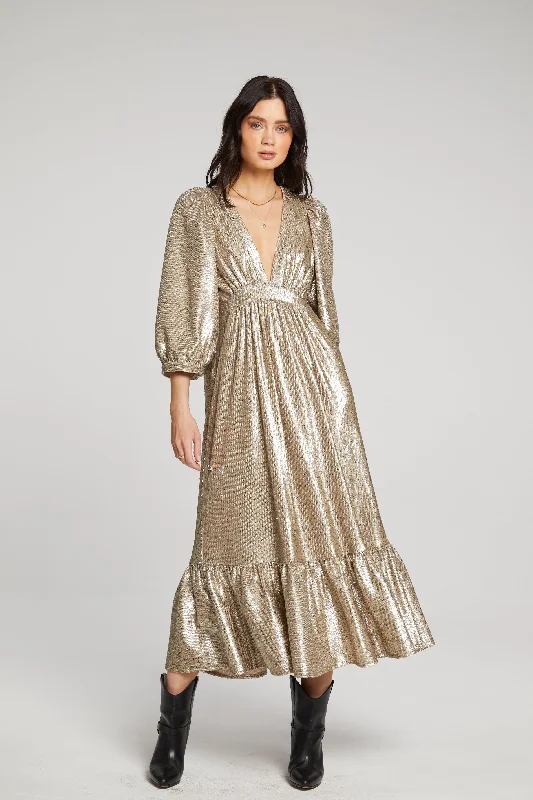 Fashion-Forward Women's Clothing Chic Trend Collection Starry Night Maxi Dress
