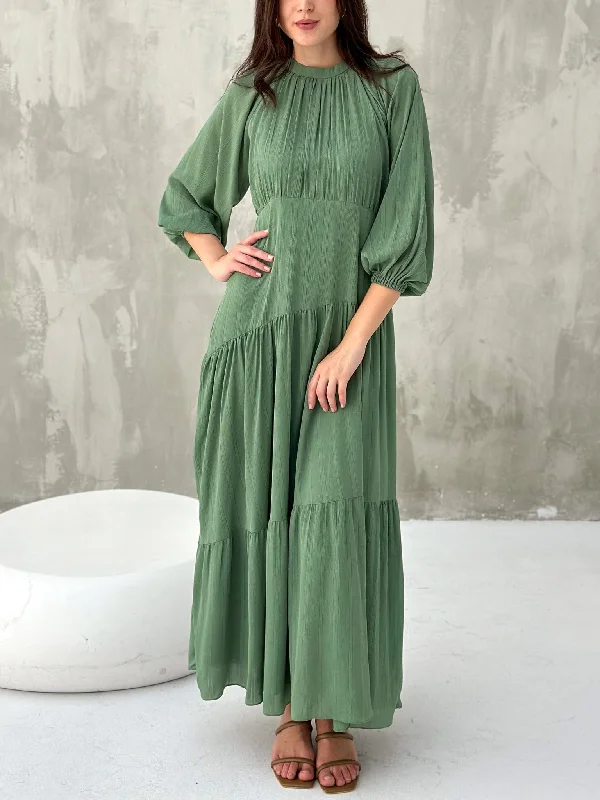 Women's Clothes For Special Occasions Break Fashion Norms Virid Green Long Dress