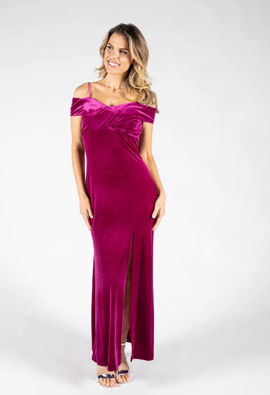 Women's Functional Outfit For Outdoor Activities Avant-Garde Style Promotions Velvet Evening Dress