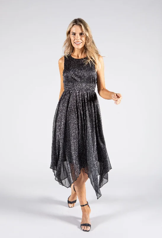 Women's Evening Garments Seasonal Fashion Lurex Sleeveless Dress