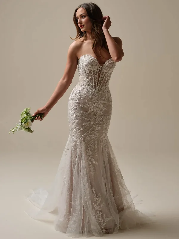 Affordable Luxury Women's Garments Fashion-Forward Wedding Dress Strapless Sweetheart Neckline Off-the-Shoulder Sleeveless Beaded Lace Applique Tulle Bridal Gown Formal Wear Dress Affordable Luxury Women's Garments Fashion-Forward Wedding Dress Strapless Sweetheart Neckline Off-the-Shoulder Sleeveless Beaded Lace Applique Tulle Bridal Gown Formal Wear Dress