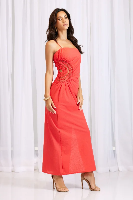 Chic Clothes For Women Edgy Fashion Deals Rochelle Midi Dress