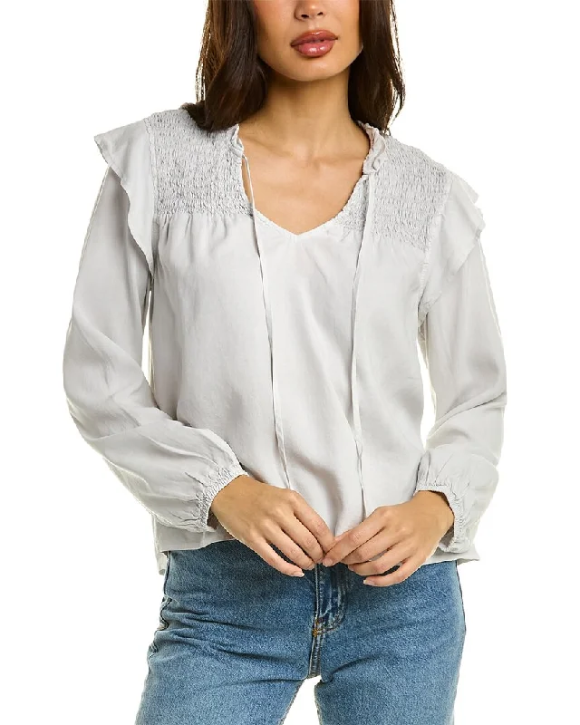 Sustainable Fashion Clothing For Women Comfort Meets Fashion Bella Dahl Smocked Ruffle Pullover