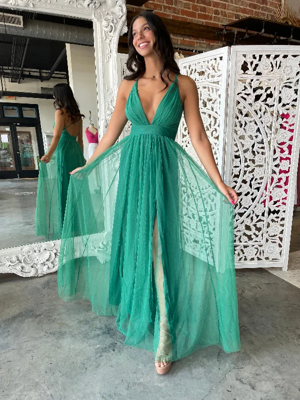Women's Evening Garments Fashionista Sale Love Spell Gown (Emerald)