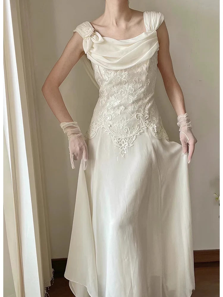 Women's Relaxed Outfit Flash Sale Now Wedding Dress A Line Lace Chiffon Dress Formal Wear Dresses Without Gloves Women's Relaxed Outfit Flash Sale Now Wedding Dress A Line Lace Chiffon Dress Formal Wear Dresses Without Gloves