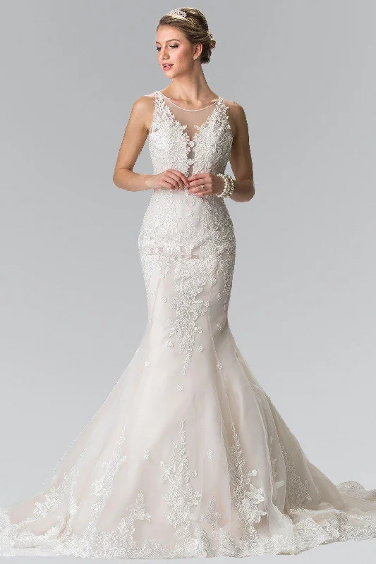 Women's Vacation Outfit Set Holiday Attire Sale Illusion V-Neck Mermaid Style Lace Long Wedding Dress Women's Vacation Outfit Set Holiday Attire Sale Illusion V-Neck Mermaid Style Lace Long Wedding Dress