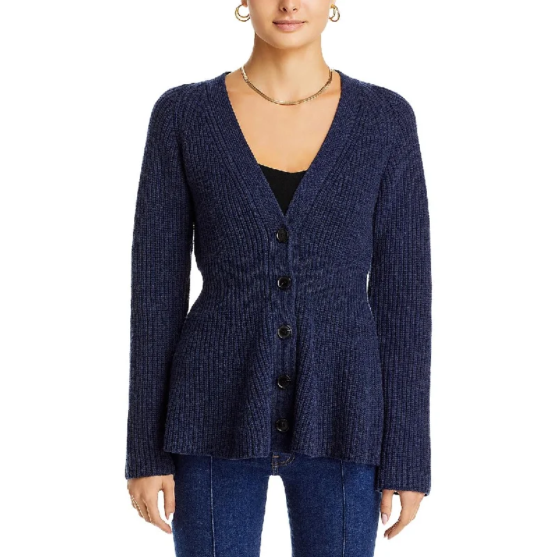 Stylish Women's Garments Fashionista Favorites Amalia Womens Open Front Ribbed Cardigan Sweater