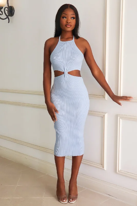 Women's Holiday Attire Flash Sale Starts Thurma Cutout Dress - Baby Blue