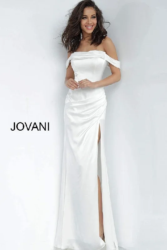 Women's Outerwear Apparel Chic Styles Jovani 68087 Long Formal Dress