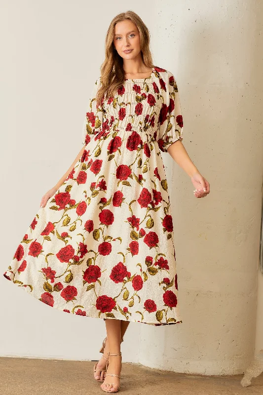 Women's Clothing With Trendy Designs Huge Price Cut Charlotte modest midi dress-NEW