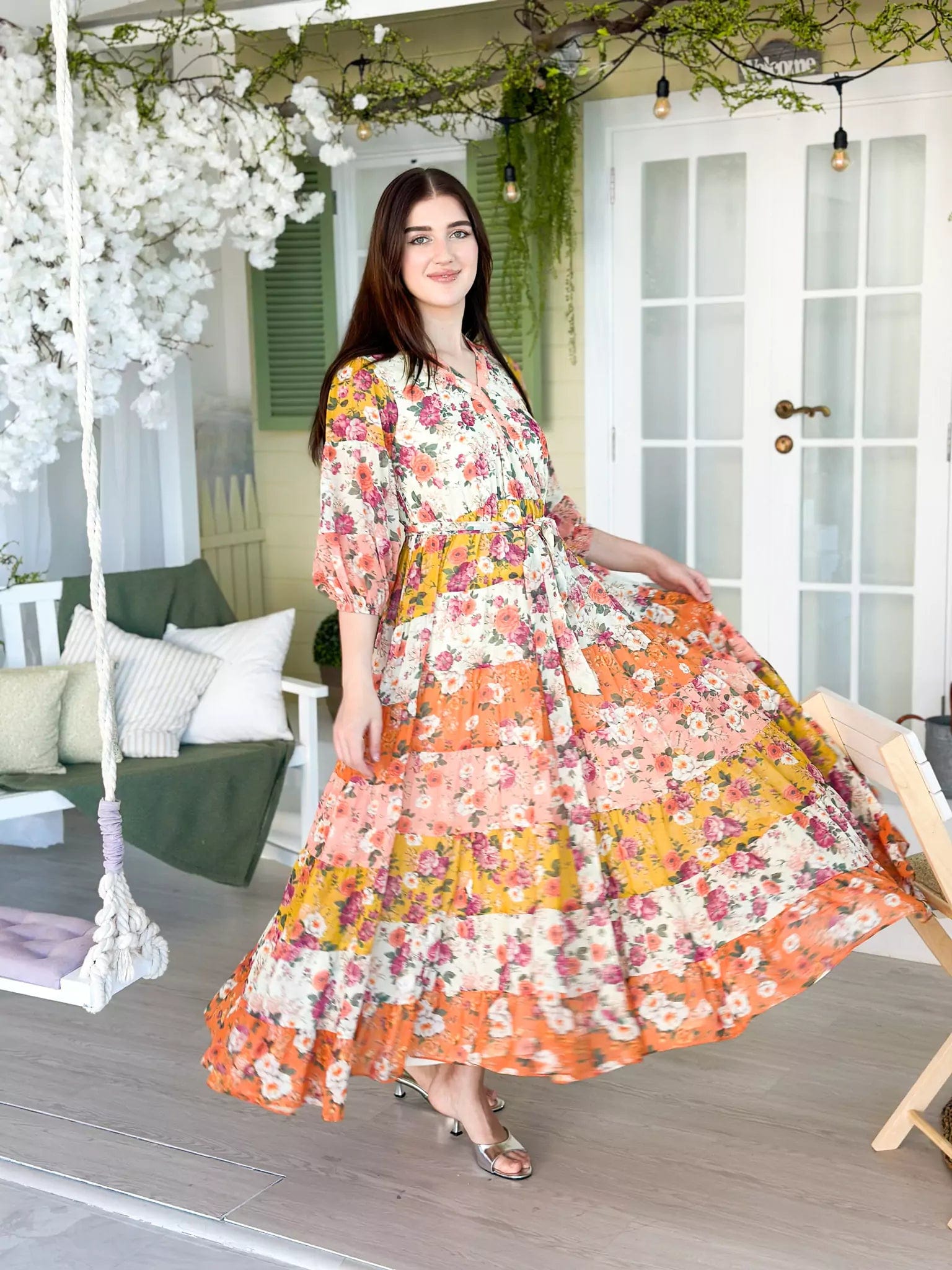 Women's Clothing Apparel Limited Stock, Big Sale Quadra Floral Long Dress