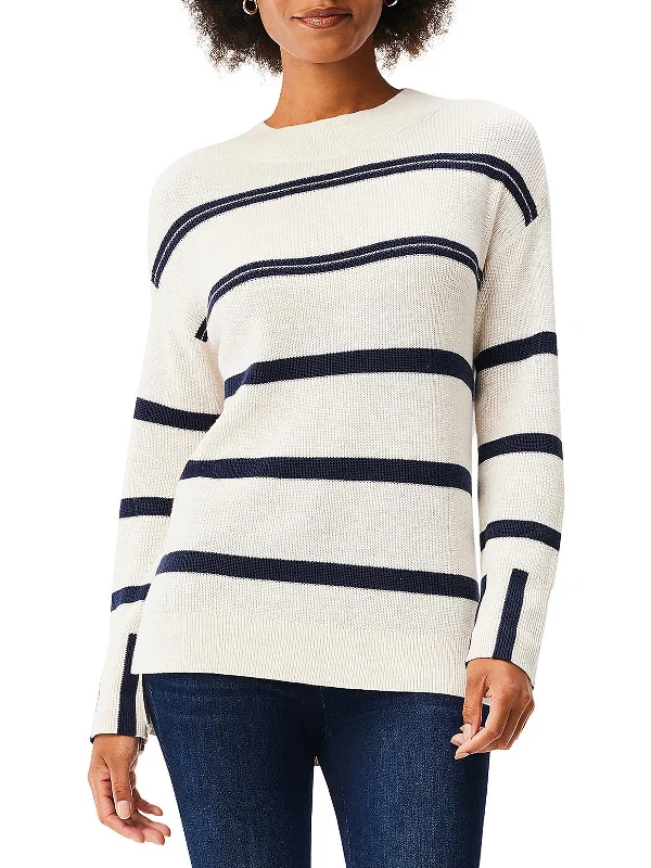 Stylish Women's Outerwear Apparel Bold Fashion Sales Womens Ribbed Casual Pullover Sweater