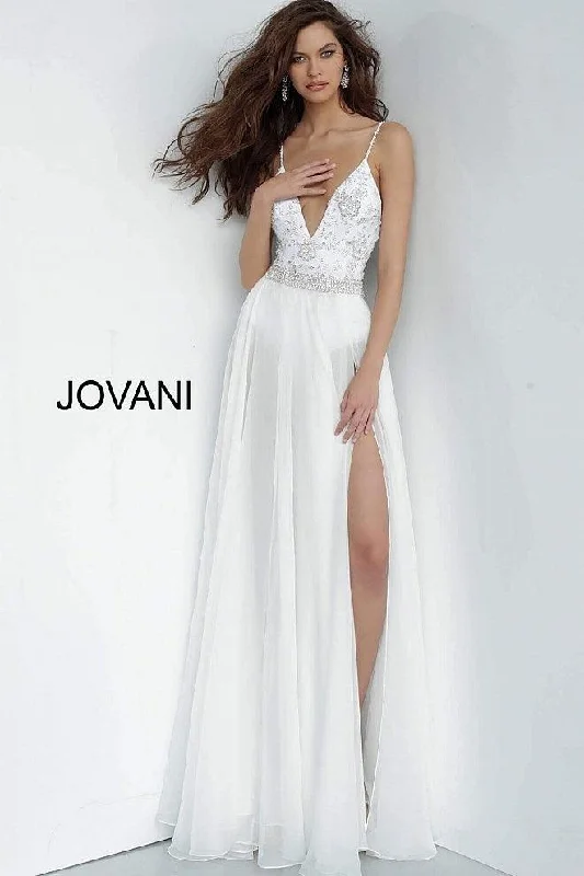 Women's Professional Garments Stupidly Low Prices Jovani 3308 Spaghetti Strap Long Wedding Gown Women's Professional Garments Stupidly Low Prices Jovani 3308 Spaghetti Strap Long Wedding Gown