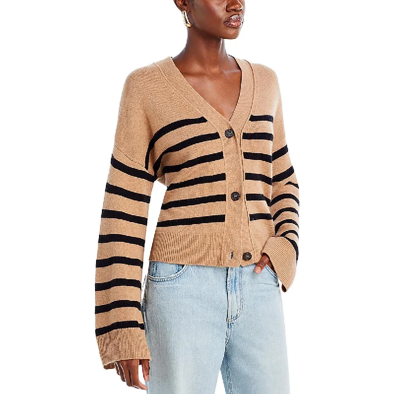 Women's Vacation Garments Season Sale Geneva Womens V Neck Long Sleeve Cardigan Sweater