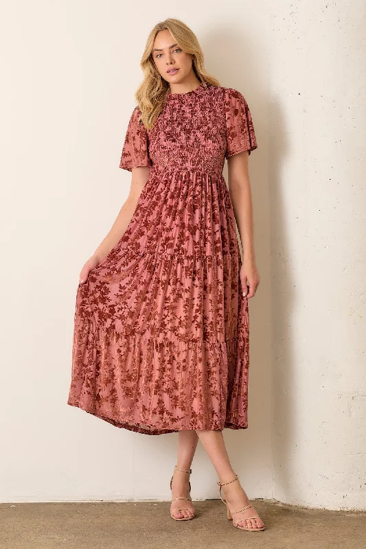 Women's Outfit Huge Discounts This Week Christie modest midi dress-NEW