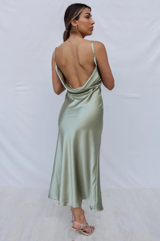 Women's Weekend Outfit High-End Style Discounts Pippy Maxi Dress - Khaki/Sage
