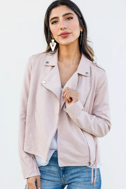Flash Sale On Trendy Outfits – Don't Miss Out Out On The Town Champagne White Suede Jacket
