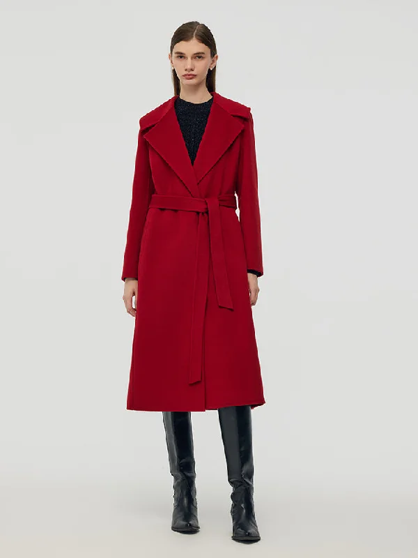 Final Call – Shop Elegant And Casual Fashion For Less Cashmere Wool Double-Faced Women Wrap Overcoat