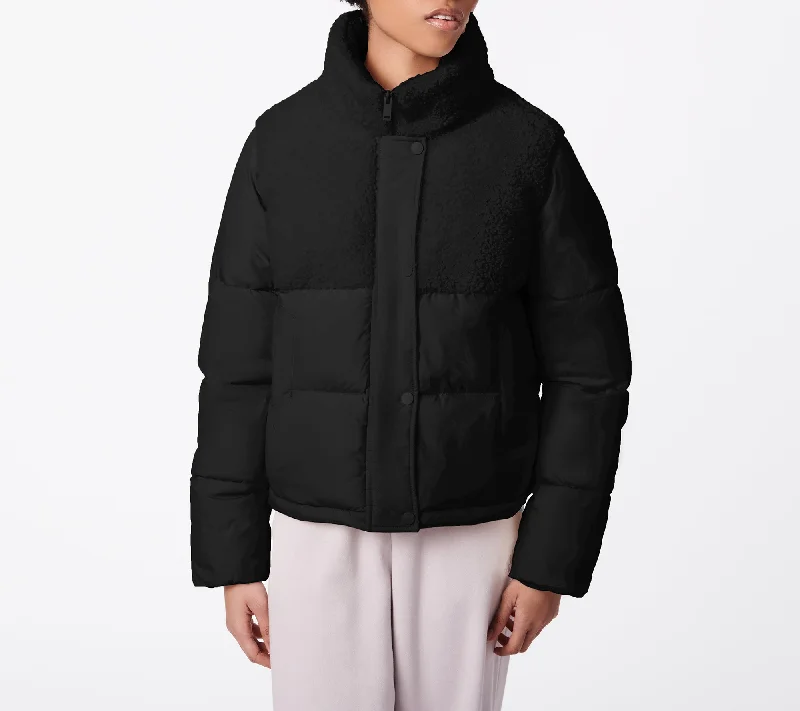 Women's Stylish Professional Garments Glam Block Puffer