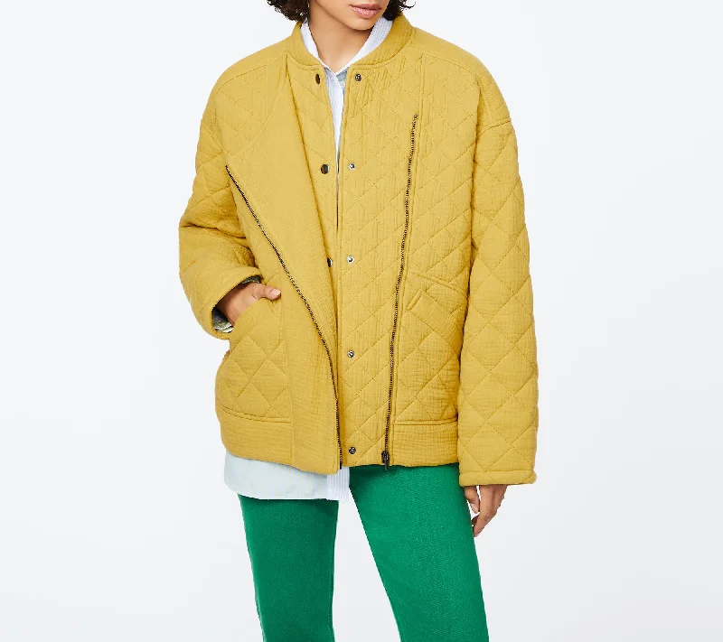 Women's Active Outfit For Fitness Puff Bomber Jacket