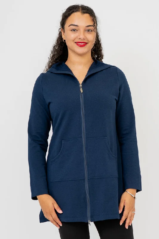 Women's Clothes For Outdoor Events Cortes Jacket, Indigo, Bamboo