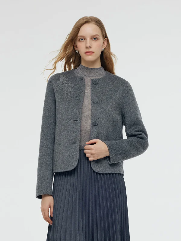 Women's Professional Garments Alpaca Wool Women Jacket