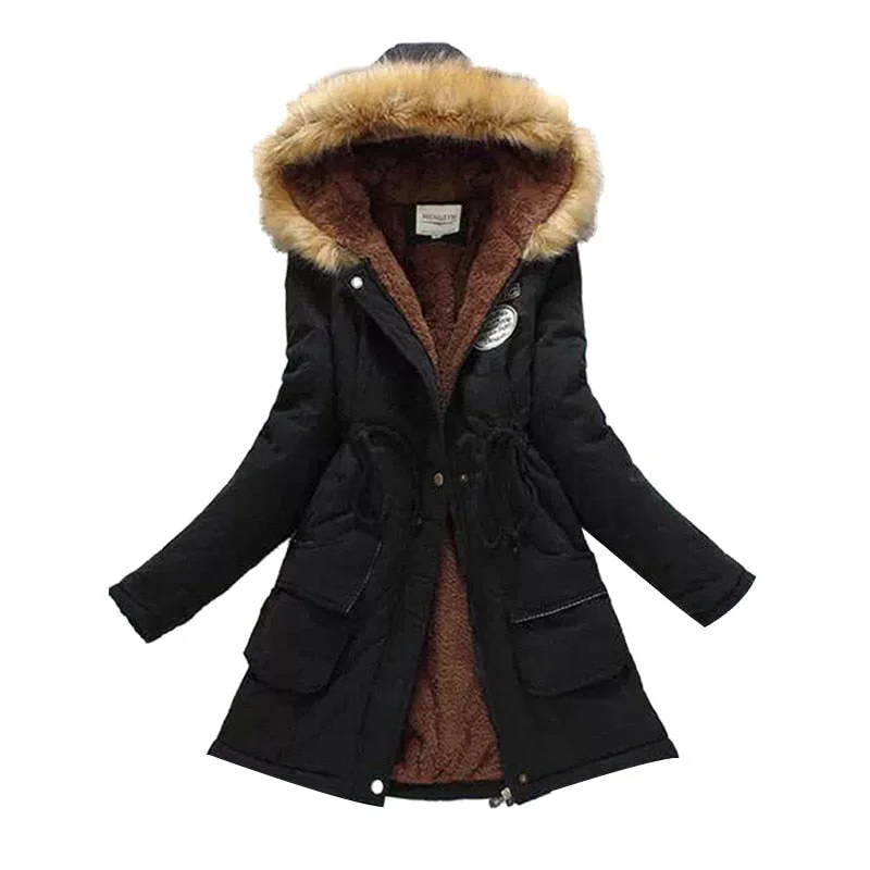 Stylish Women's Apparel 2018 New Parkas Female Women Winter Coat Thickening Cotton Winter Jacket Womens Outwear Parkas for Women Winter Stylish Women's Apparel 2018 New Parkas Female Women Winter Coat Thickening Cotton Winter Jacket Womens Outwear Parkas for Women Winter