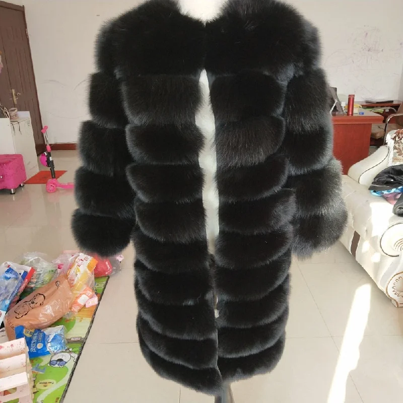 Refresh Your Wardrobe With Our Fashion Deals New brand black fox fur coat winter warm clothes fashion style real natural fox fur coat Refresh Your Wardrobe With Our Fashion Deals New brand black fox fur coat winter warm clothes fashion style real natural fox fur coat