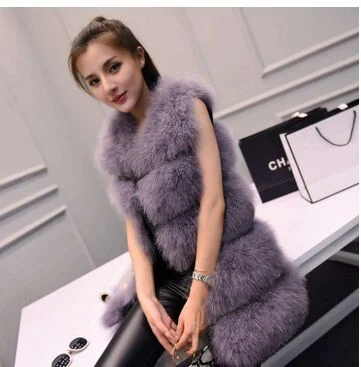 Women's Clothes And Apparel New Fashion 2017 Women Winter encryption 100% natural ostrich feathers turkey feather fur vest vest fur coat Fur Coat Hot Sale