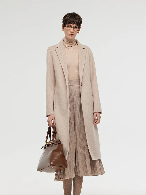 Women's Seasonal Wardrobe Clothing Wool Alpaca Women Overcoat