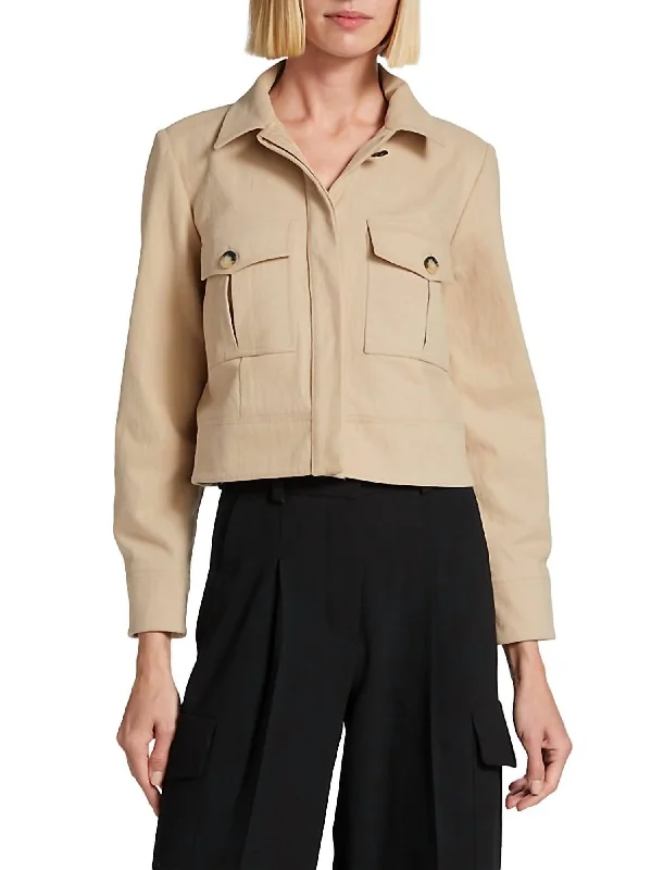 Women's Trendy Activewear Apparel Flint Jacket In Sable