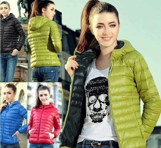 Seasonal Wardrobe Refresh – Shop Stylish Looks For Less New 2017 Fashion Ladies Down Short Design Coat Winter Cotton-padded Jacket Women Slim Solid Zipper Outerwear DF-081