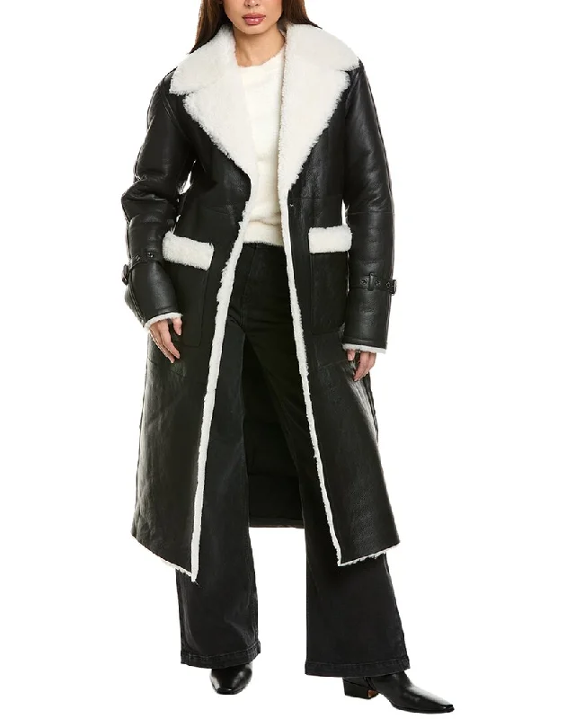 Women's Relaxed Clothes Mackage Sabreen Leather Coat
