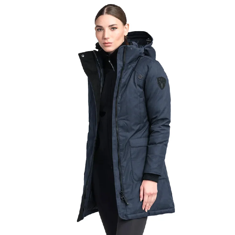 Women's Plus-Size Clothes MERIDETH FURLESS LADIES PARKA NAVY