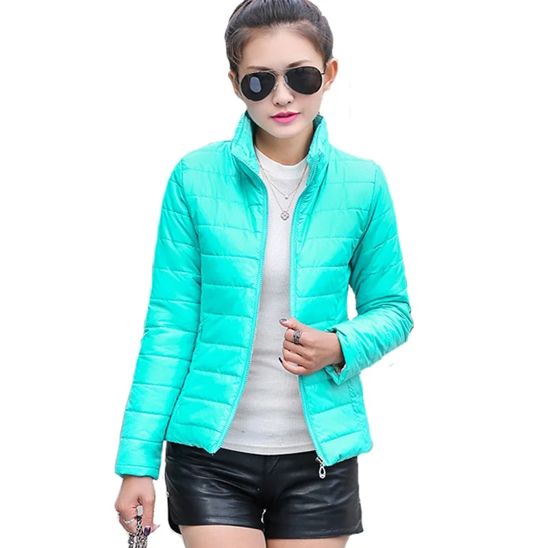 Women's High-Fashion Clothes 2017 women winter basic jacket ultra light candy color spring coat female short cotton outerwear jaqueta feminina Women's High-Fashion Clothes 2017 women winter basic jacket ultra light candy color spring coat female short cotton outerwear jaqueta feminina