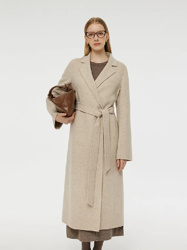 Best Fashion Deals Of The Season – Upgrade Your Style Cashmere And Wool Herringbone Women Wrap Coat