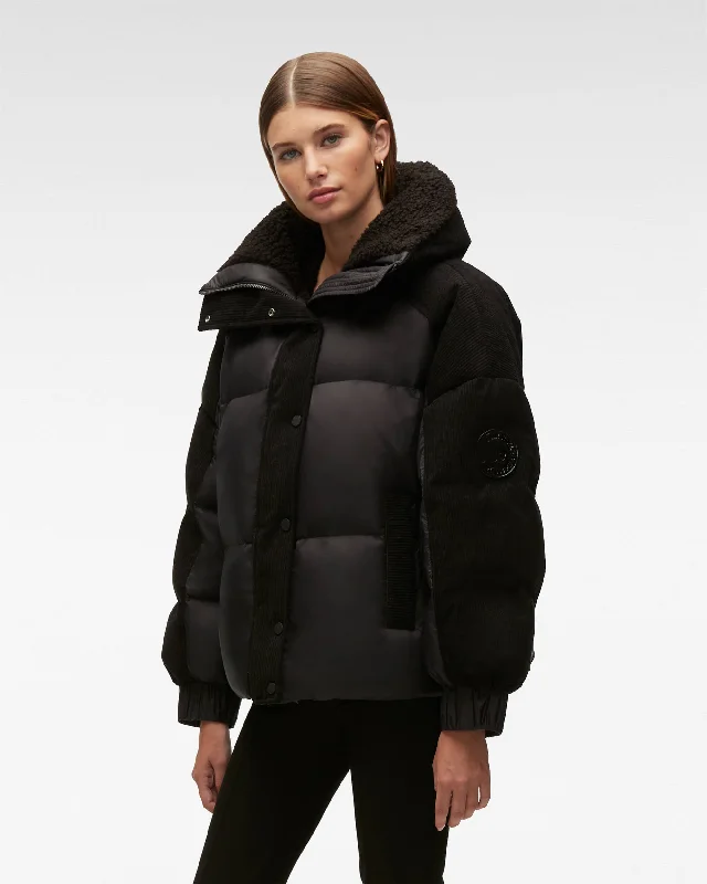 Women's Clothing For Work ELMIRA PUFFER BLACK