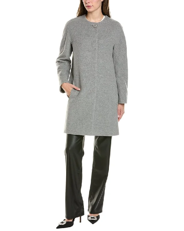 High-End Fashion, Low-End Prices – Sale Happening Now Cinzia Rocca Wool & Cashmere-Blend Coat